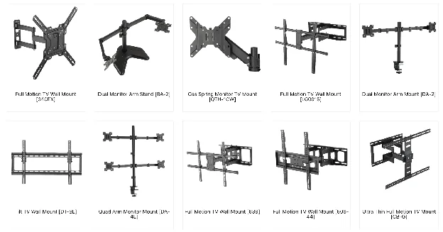 heavy-duty gas spring monitor arm
