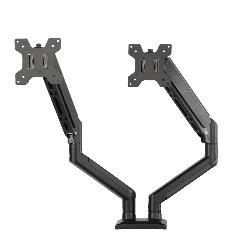 Inland dual thin gas spring monitor arm vs a manufacturer-direct alternative