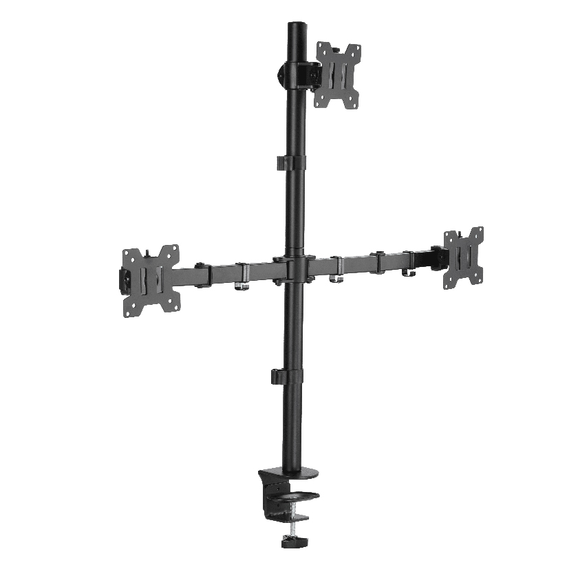 best 4 screen monitor mount - multi monitor desk arm array