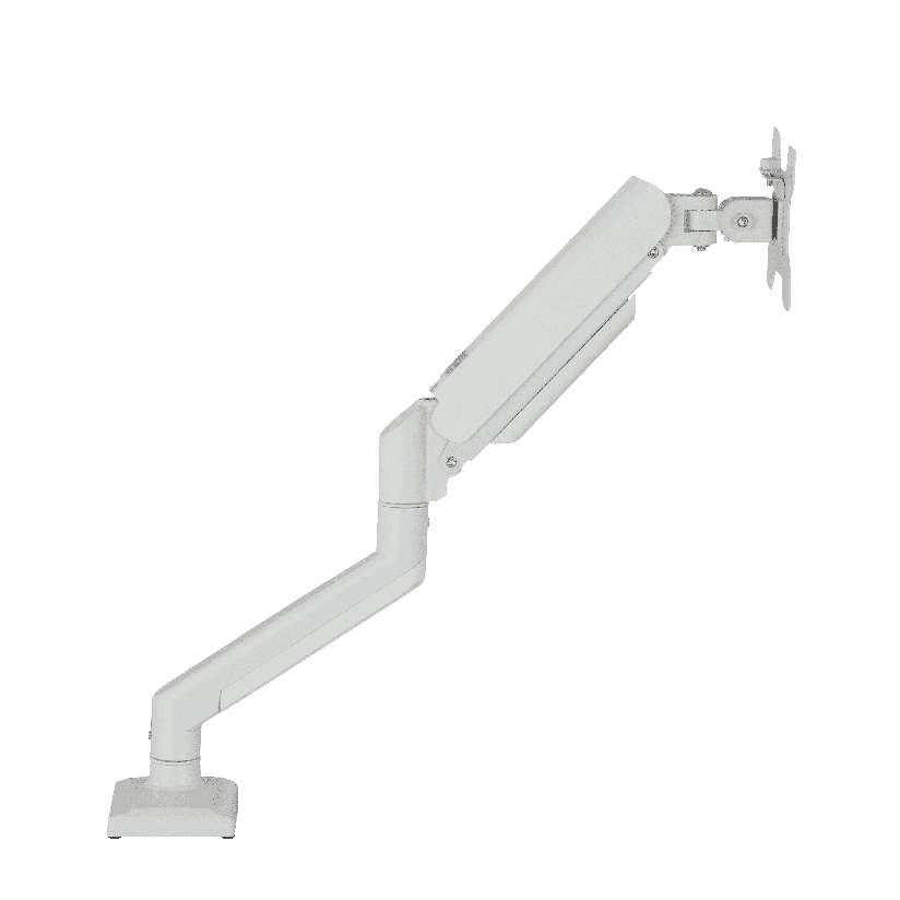 gas spring monitor arm - office desk single arm white