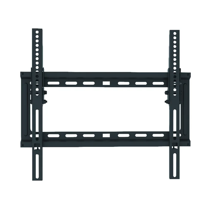 Tilting TV wall mount with wall plate and bracket geometry visible for specification review