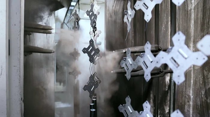 Powder-coating line at ThunderTech