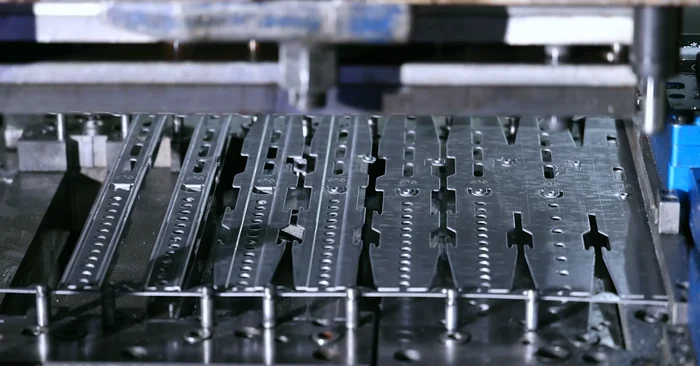 Metal stamping line at ThunderTech