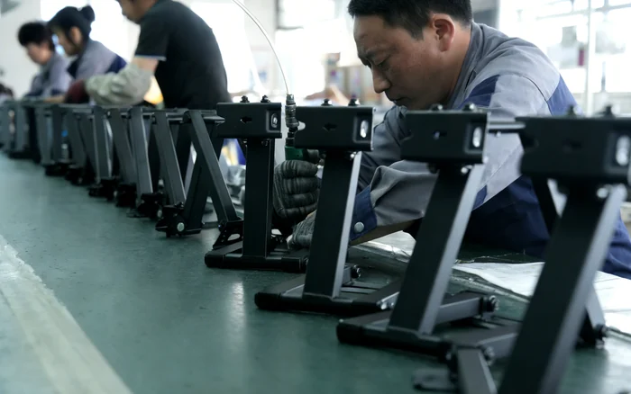 Production line at ThunderTech